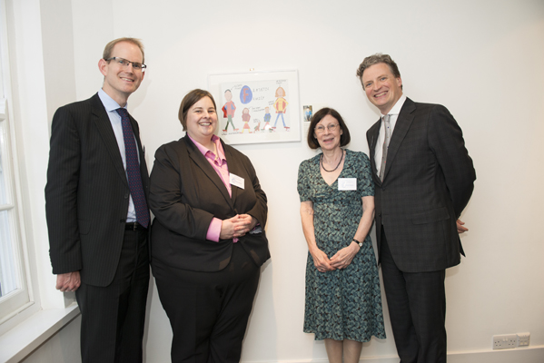 Charles Bagot, Sarah Venn, Dr Maggie Bloom and Colm Nugent of Hardwicke Chambers