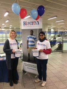 Members of the Bolt Burdon Kemp Military team at bucket collection for BLESMA