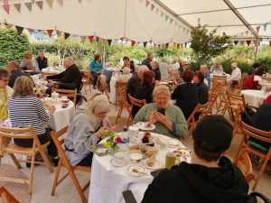 Afternoon tea enjoyed at Horatio’s Garden in Salisbury in support of the charity