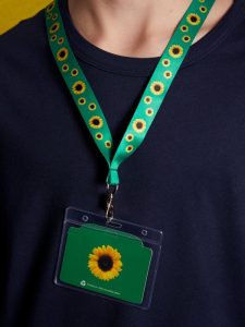 Hidden disabilities sunflower lanyard