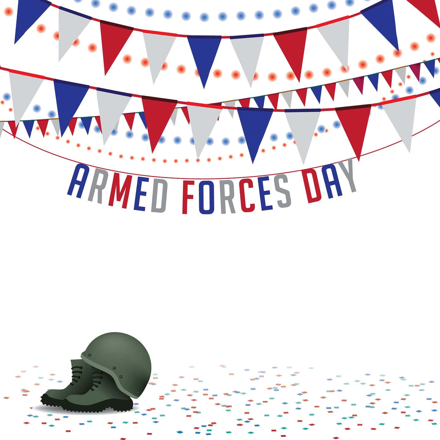 Armed,Forces,Day,Bunting,Background,Eps,10,Vector,Royalty,Free