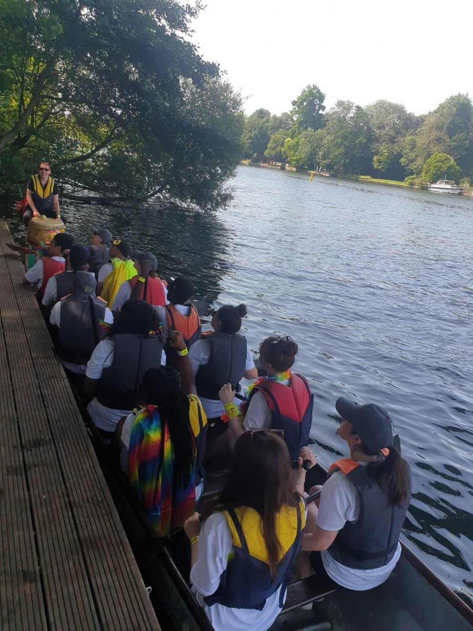 Dragon Boat Race - In the boat