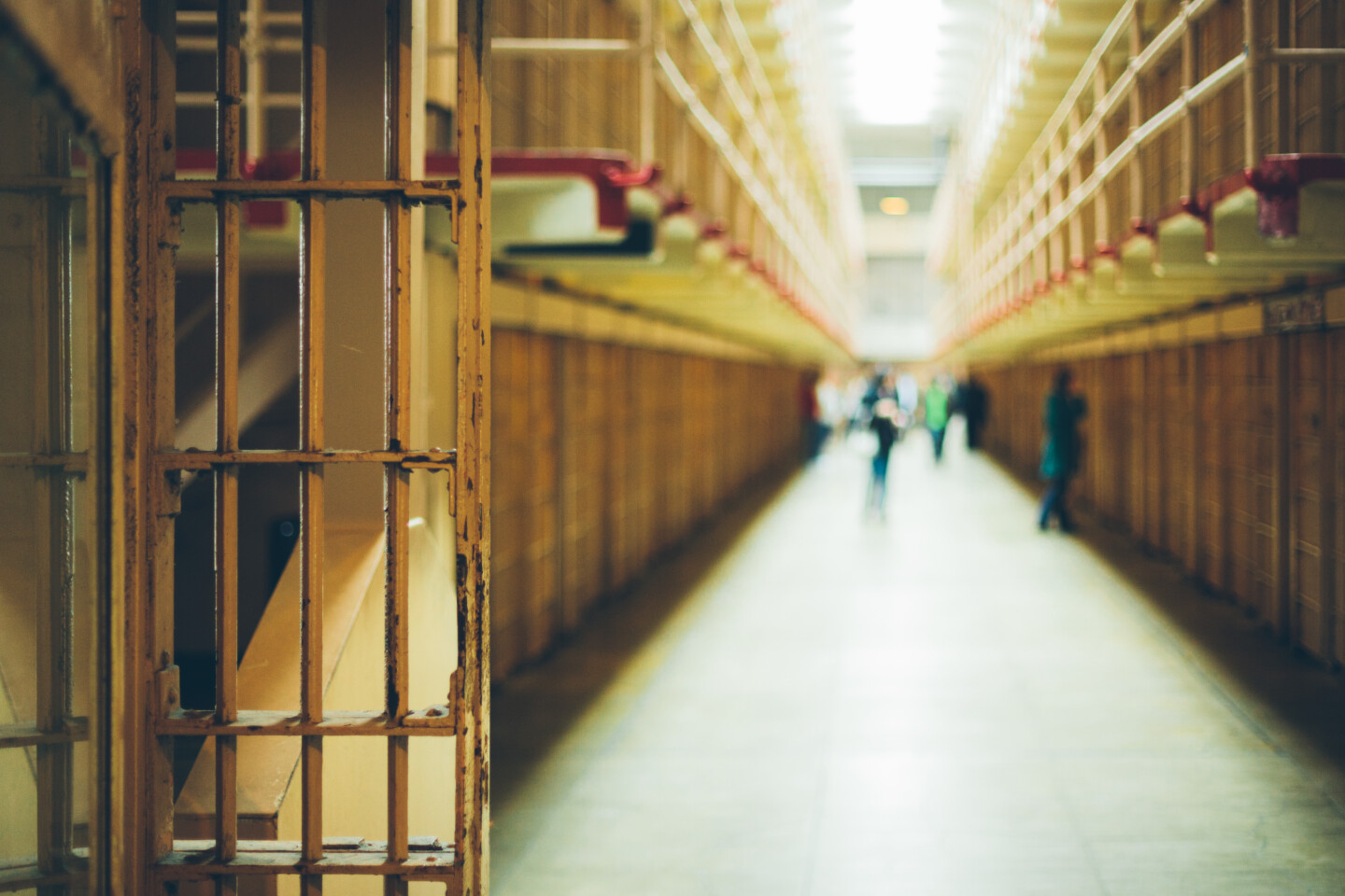 Corridor,In,An,Abandoned,Penitentiary Prison corridor