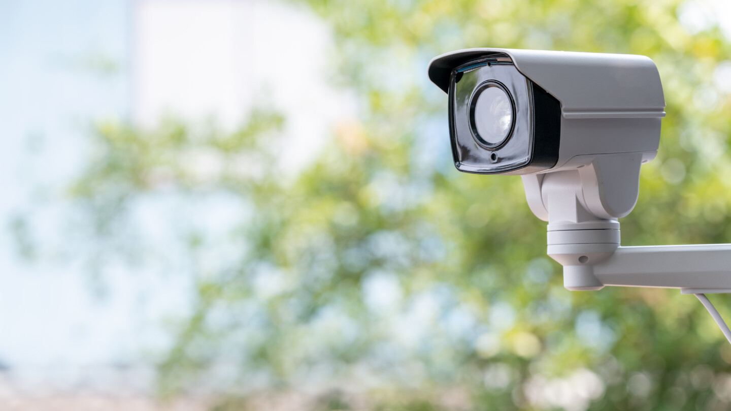 Ip,Cctv,Camera,Install,By,Have,Water,Proof,Cover,To